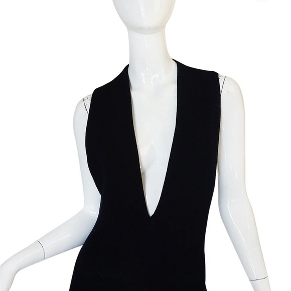 Donna Karan Sleeveless Wool Jumpsuit - Picture 2 of 10